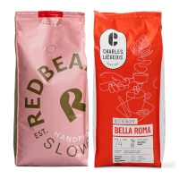 Kaffebönor set Gold Label Organic + Bella Roma